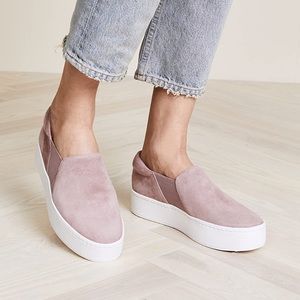 Vince Warren Platform Slip On Sneakers in Hydrangea